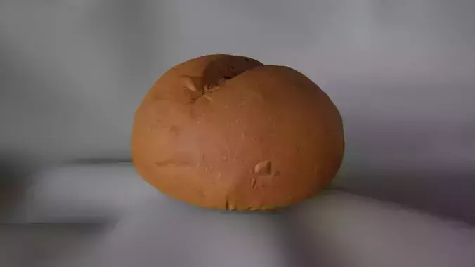 Brioche Bun 1 - 3D Scan