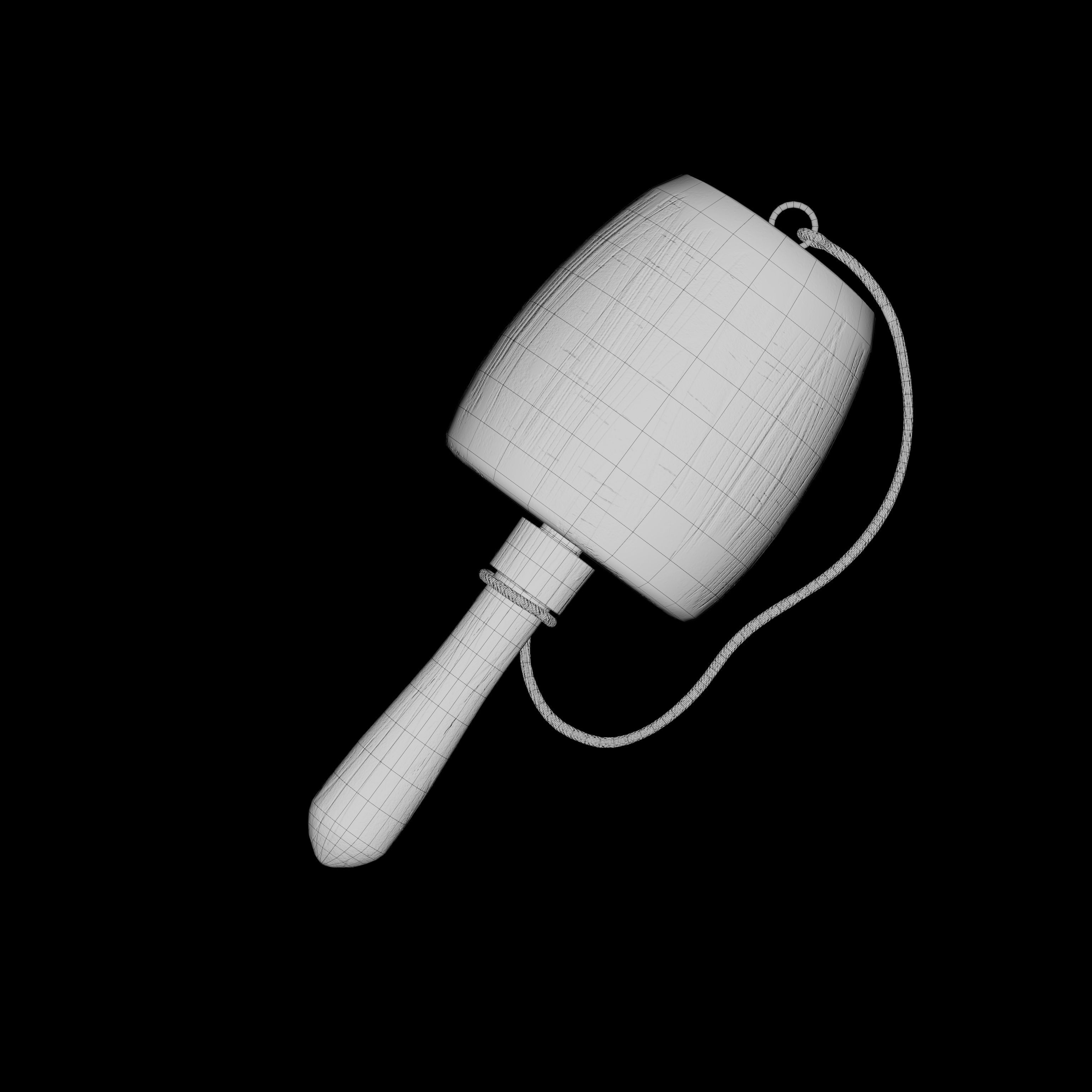 Balero - Mexican Toy  Low-poly 3D model_2