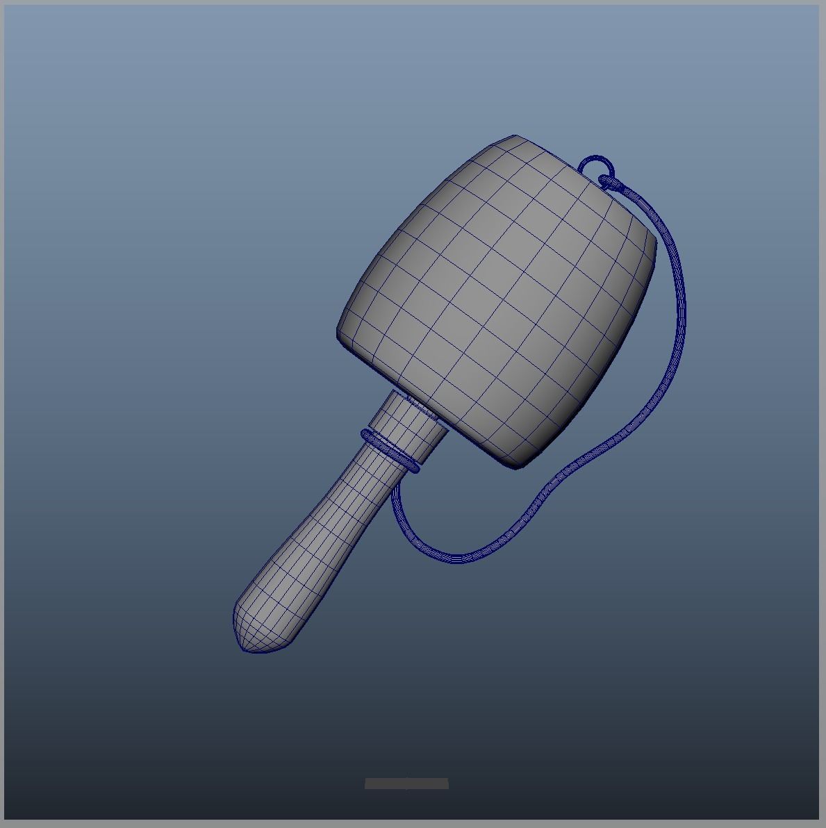 Balero - Mexican Toy  Low-poly 3D model_1