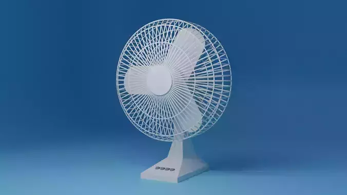 low poly fan