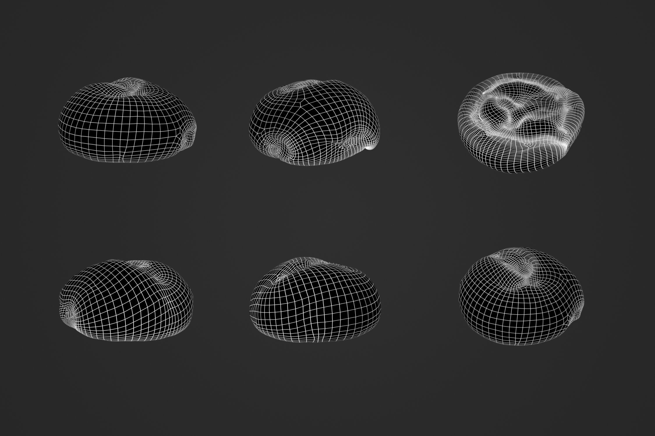 Brioche Bun 2 - 3D Scan 3D model_4