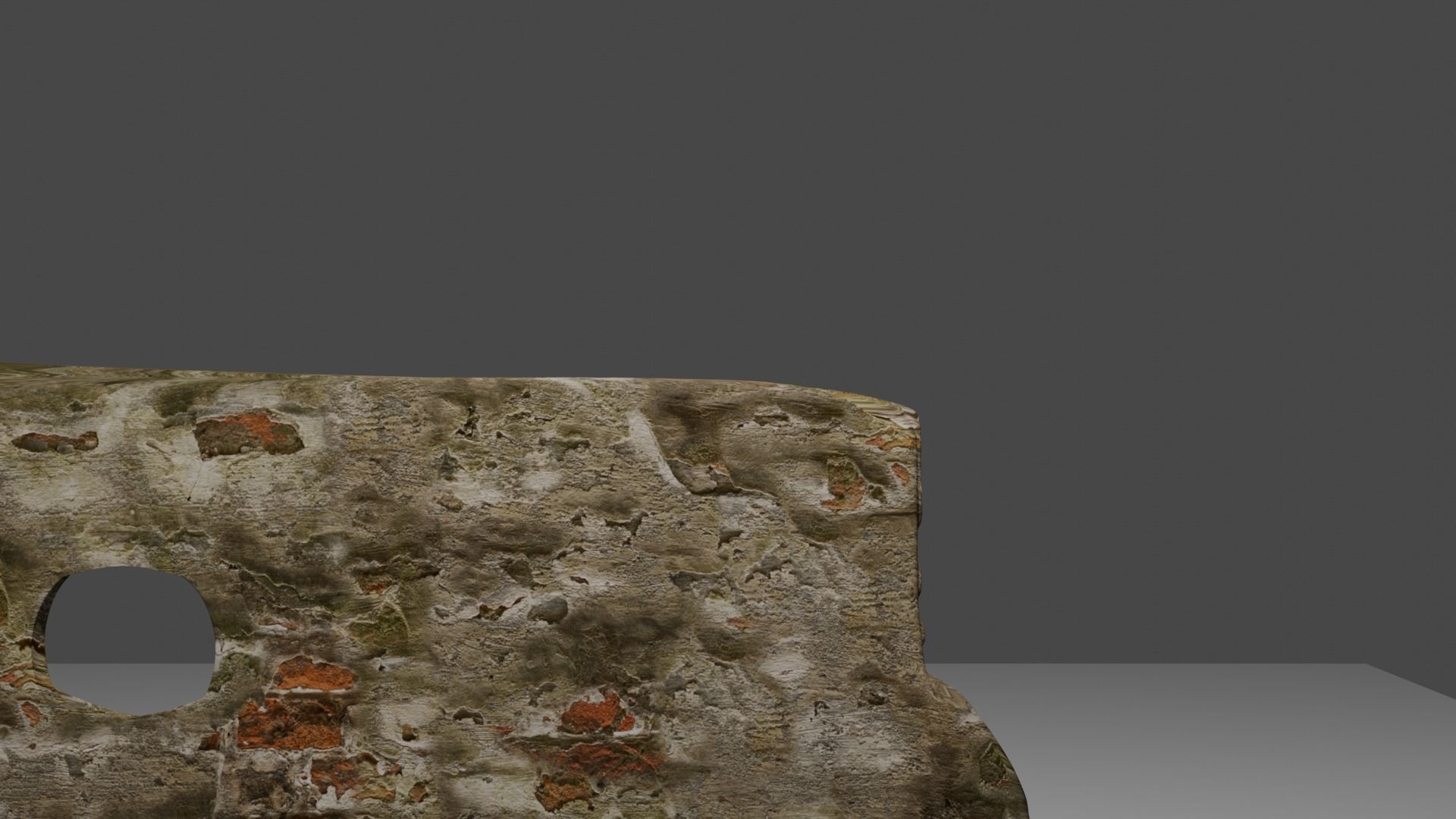 Wall Pieces Low-poly 3D model_4