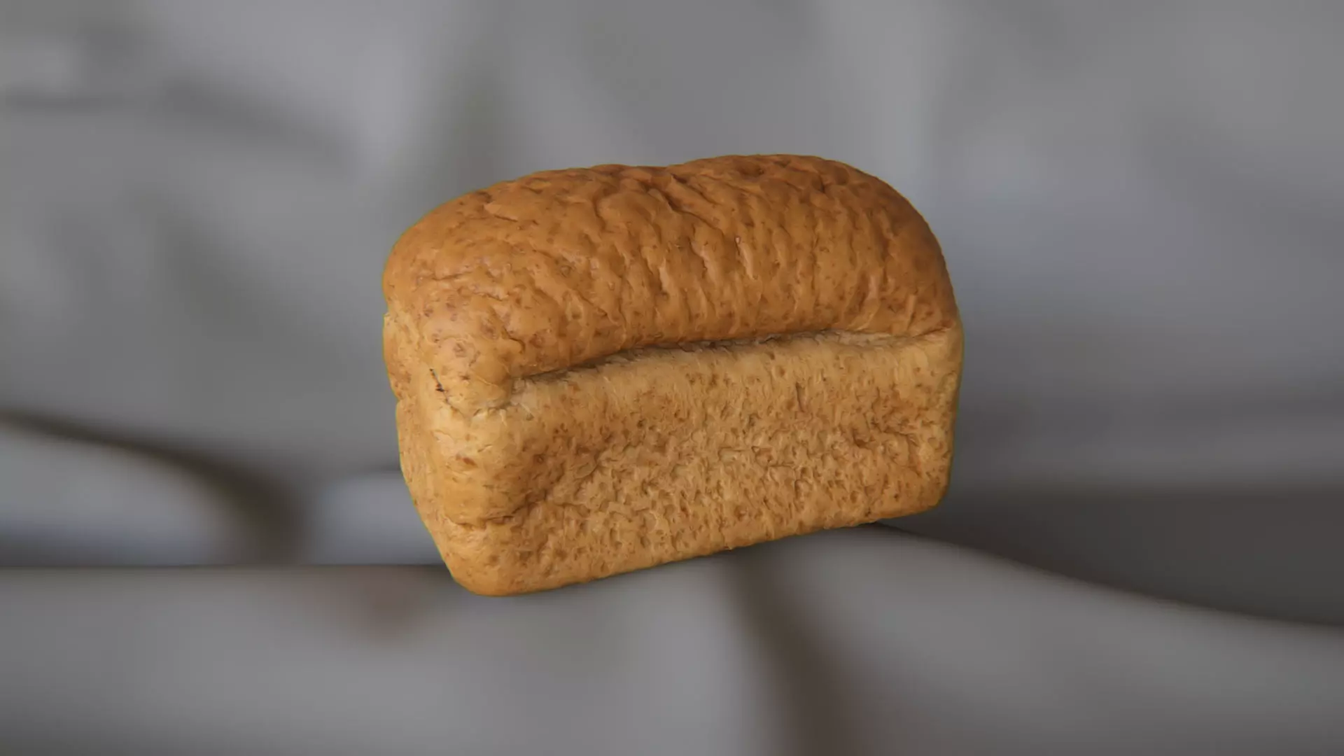 Brown Bread Loaf 1 - 3D Scan 3D model_0