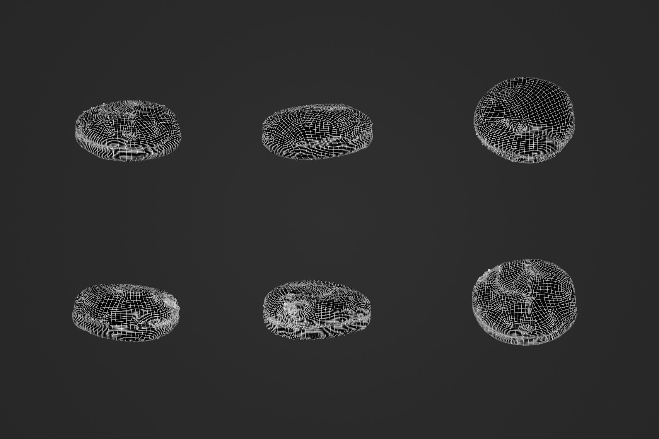 Burger Bun 2 - 3D Scan 3D model_4