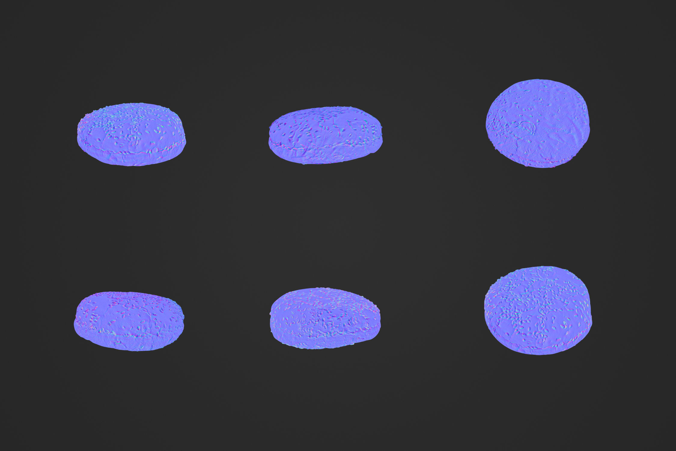 Burger Bun 2 - 3D Scan 3D model_2