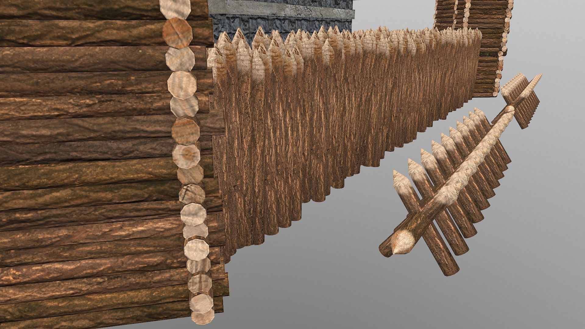 Medieval Castle Level 5 3D model_11