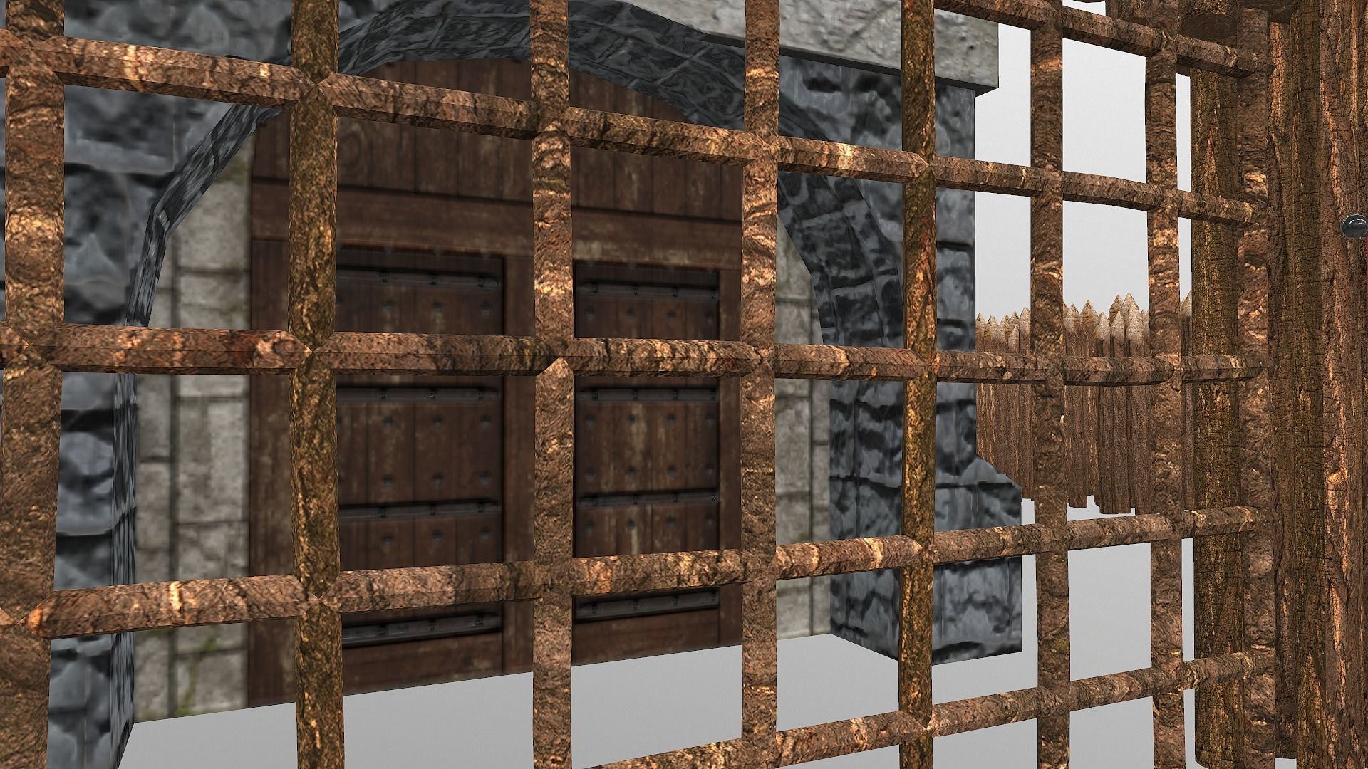 Medieval Castle Level 5 3D model_17