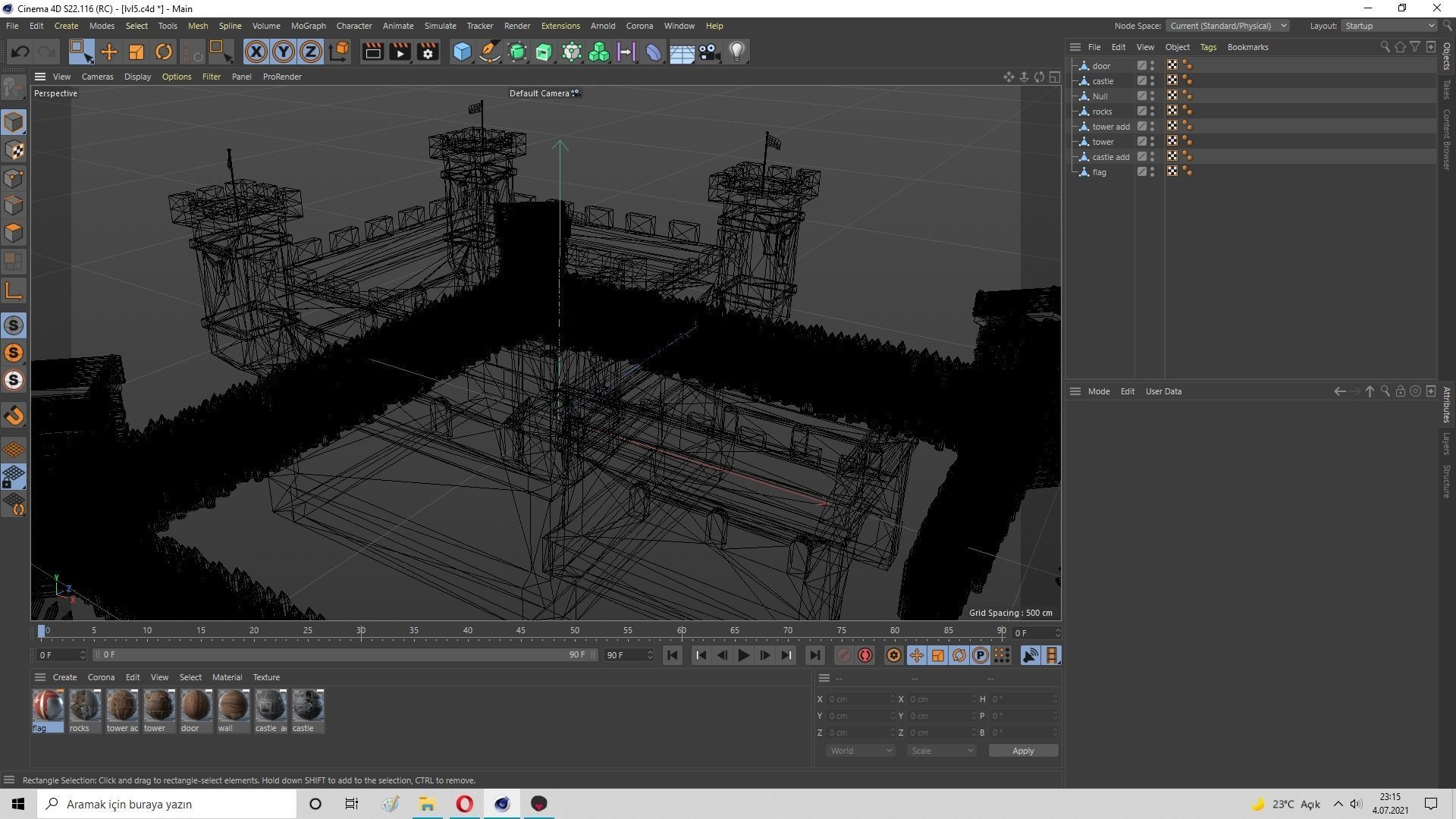 Medieval Castle Level 5 3D model_40