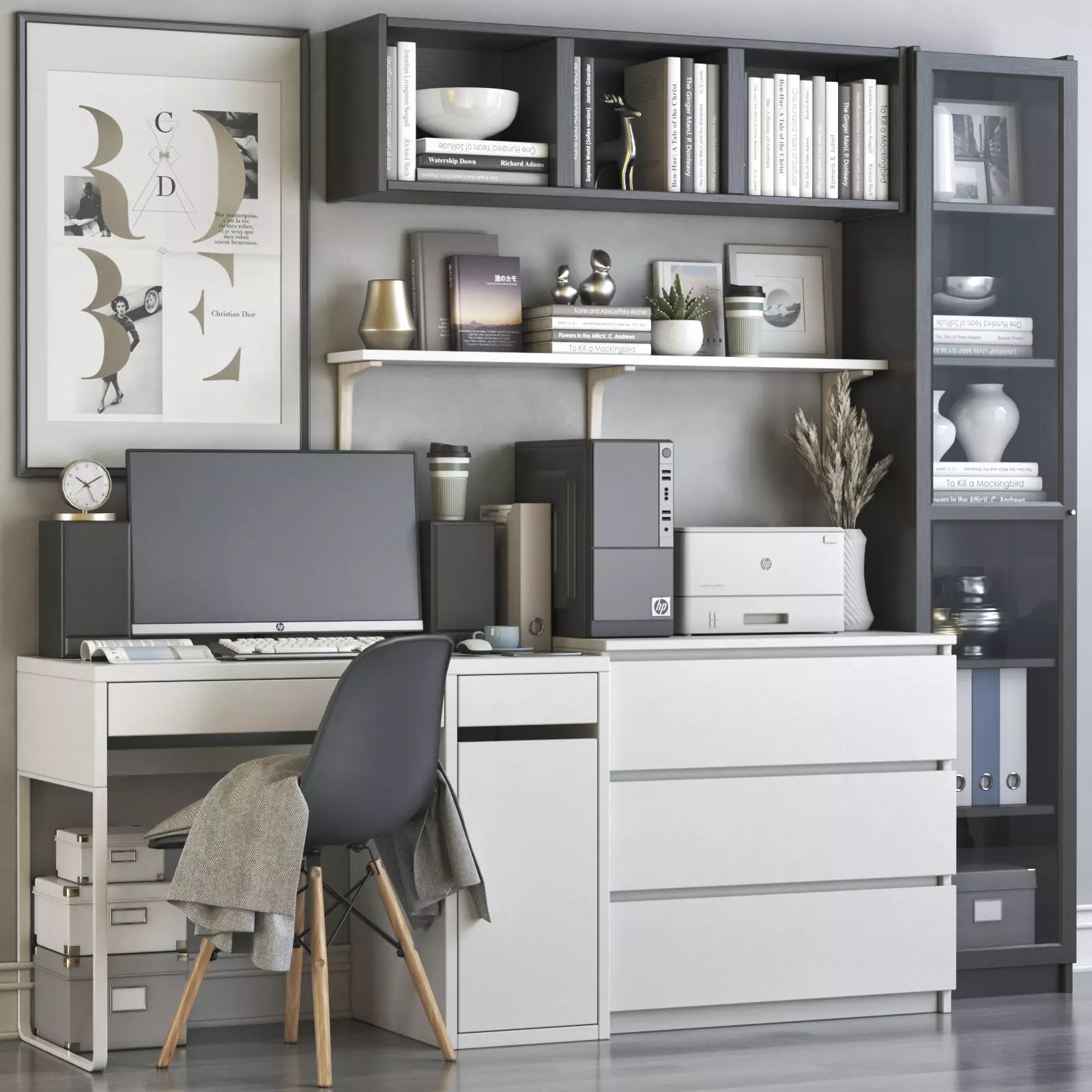 Office workplace 70 3D model