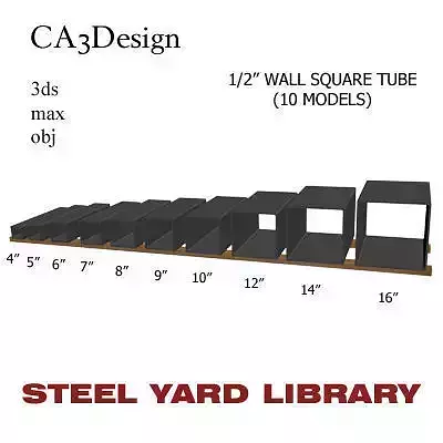 1 2in Wall Square Tube