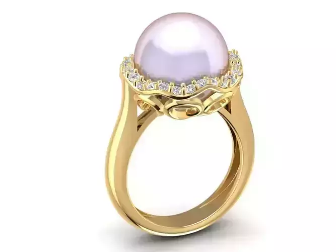 pearl ring 1386