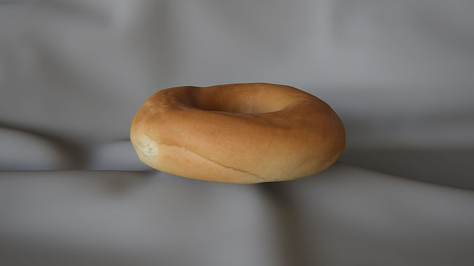 Plain Bagel 2 - 3D Scan 3D model