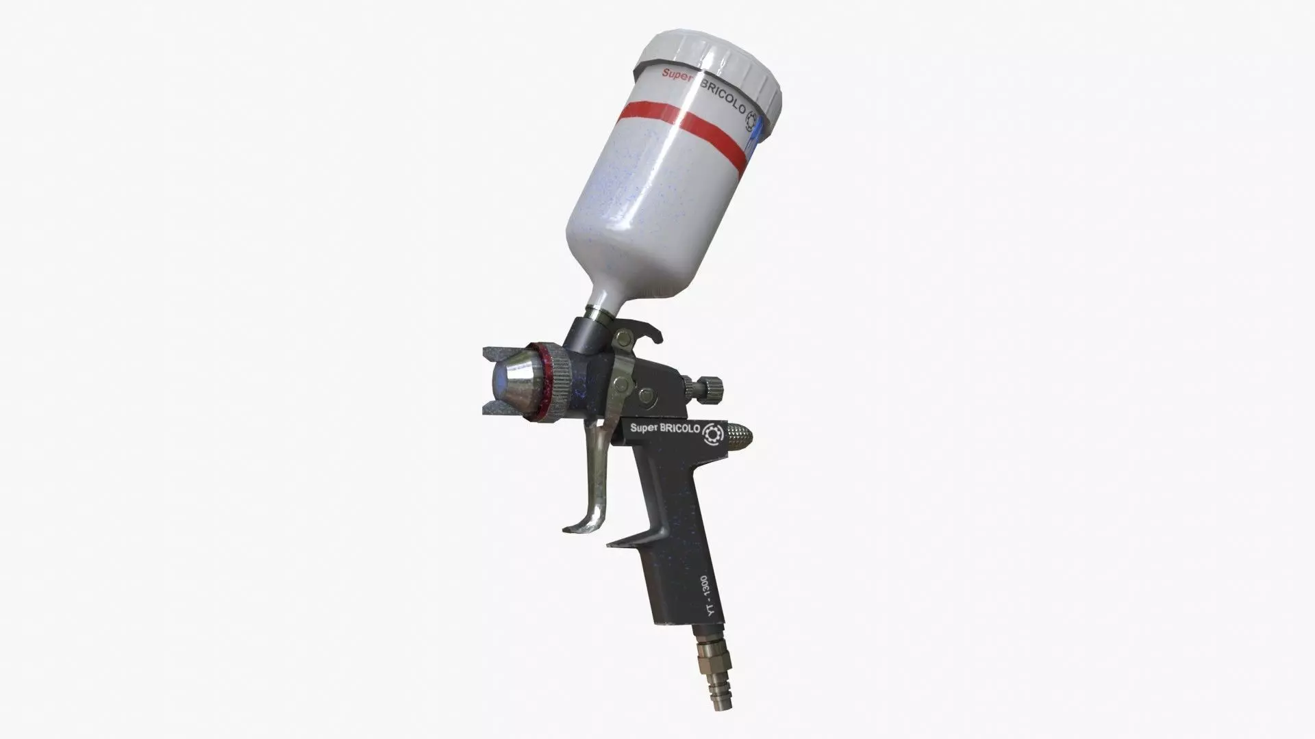 Spray Gun Low-poly 3D model