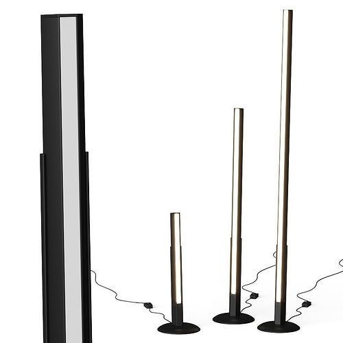 Zafferano Lampes a Porter Pencil Floor Tables 3D model