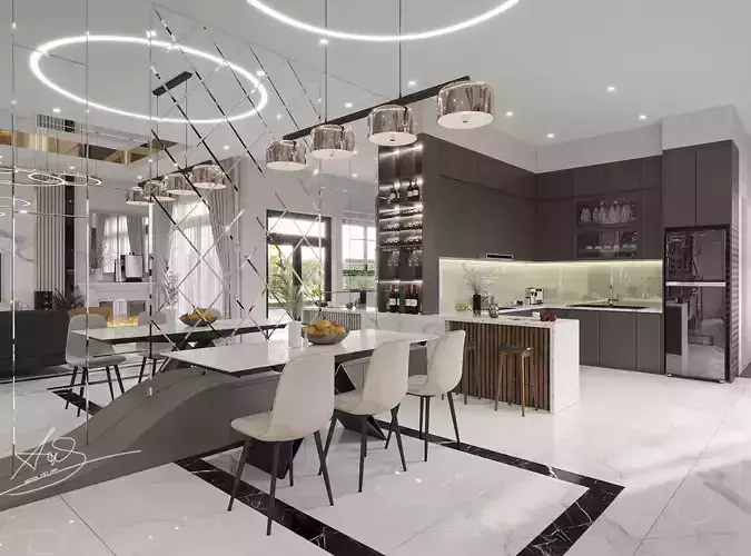 living room interior scene file