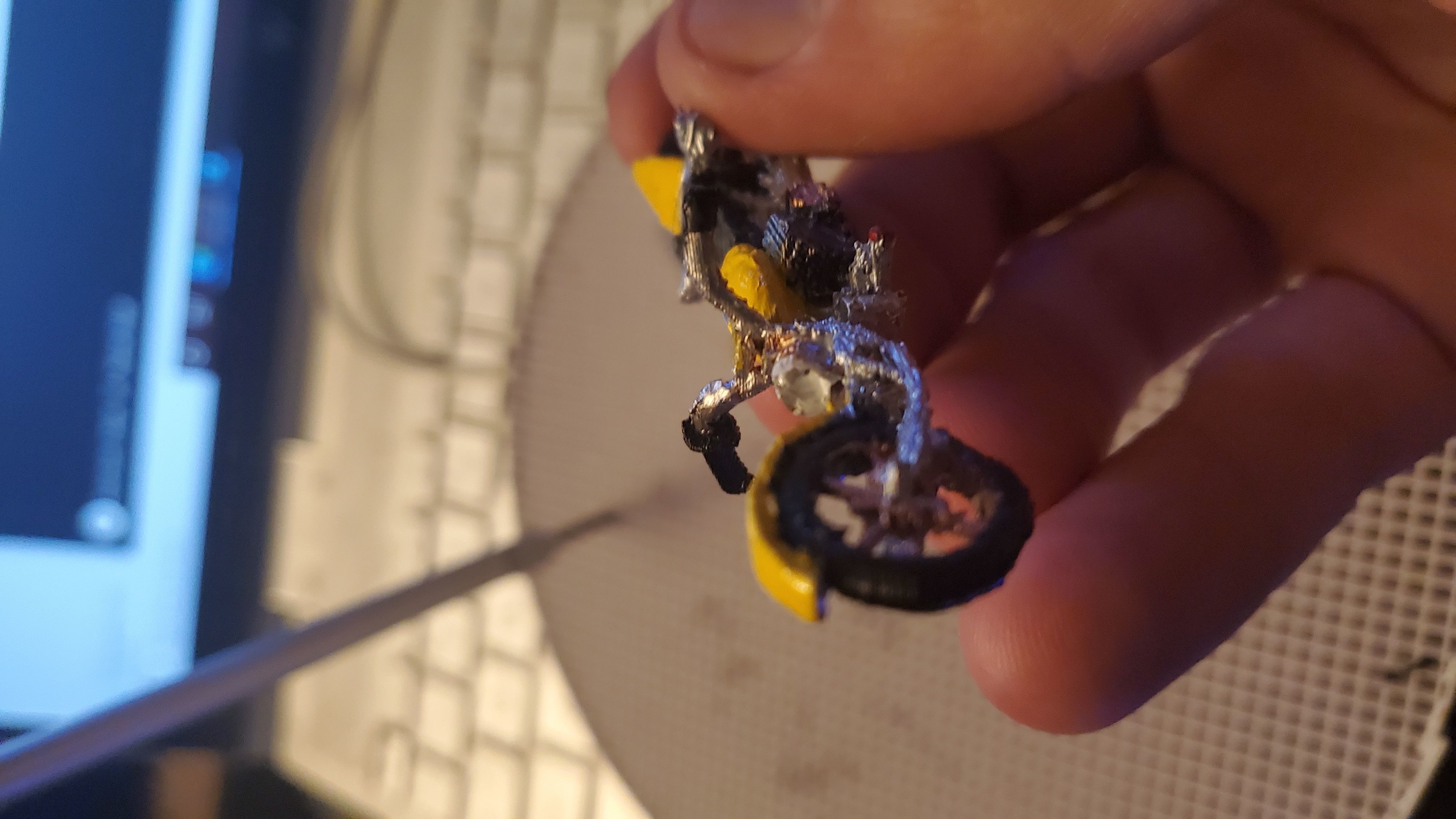 motor bike hot wheels  3D print model_7