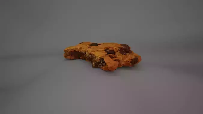 Cookie 1 - Bite 1 - 3D Scan
