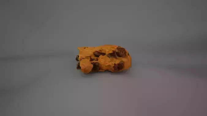 Cookie 1 - Bite 2 - 3D Scan