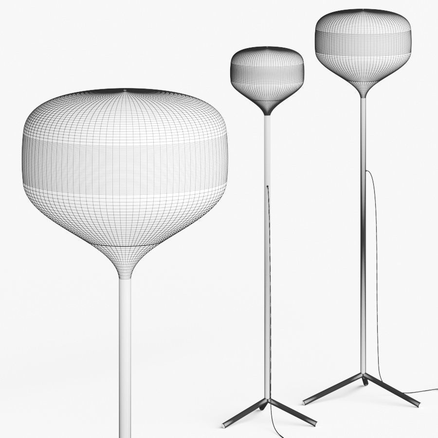Teo Awa Floor Lamps 3D model_1