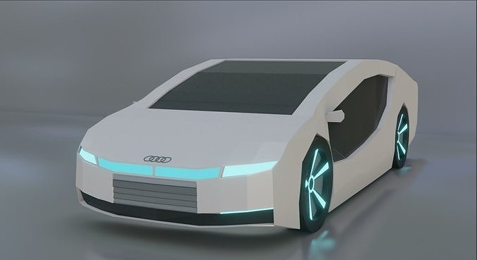 Audi A9 Futuristic Concept for cheap and Print Ready 3D print model