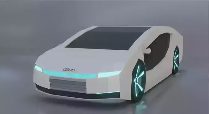 Audi A9 Futuristic Concept for cheap and Print Ready