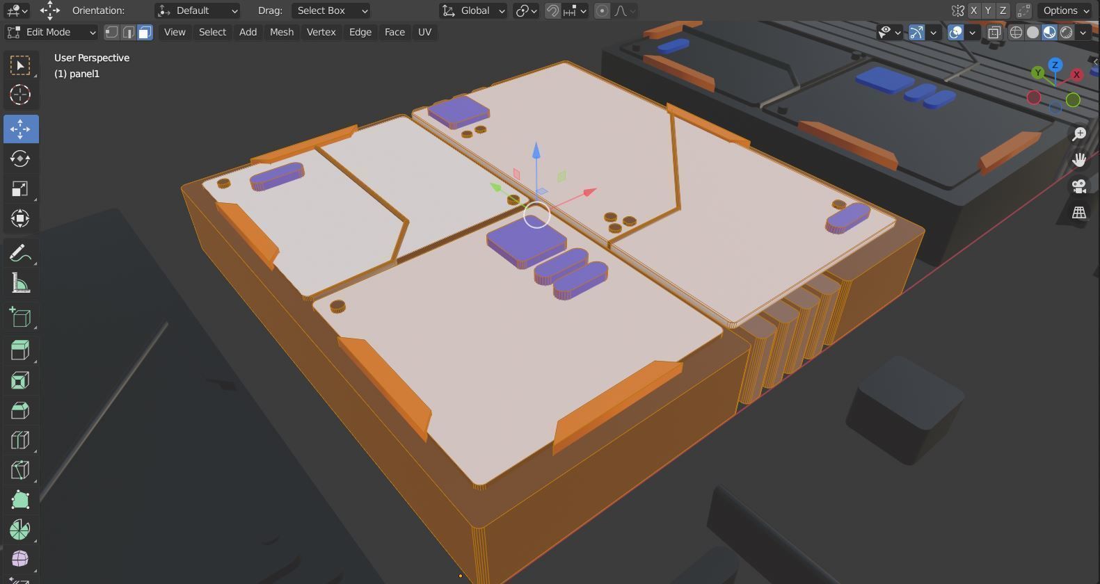 SPECIAL Sci-fi Panel Maker BLENDER KIT and SVG paths Low-poly 3D model_1