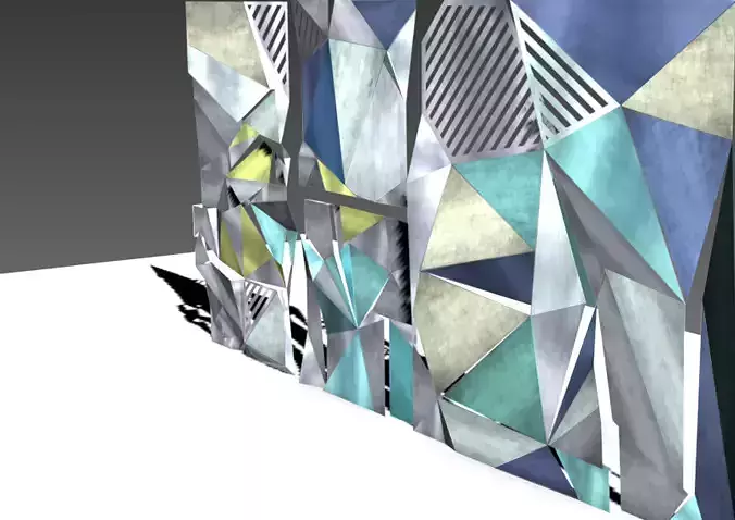 parts geometric wall Free 3D print model