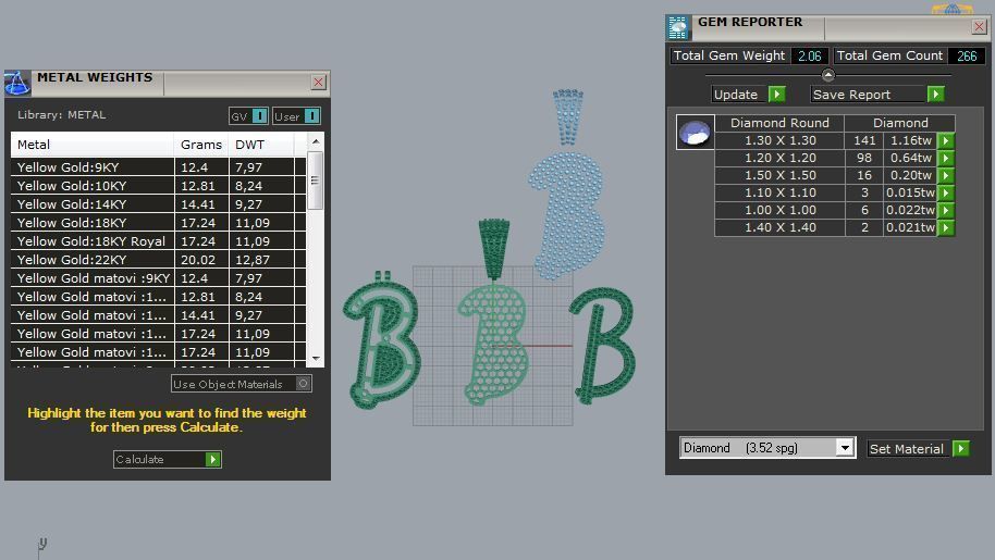 CURVED LETTER B 3D print model_2