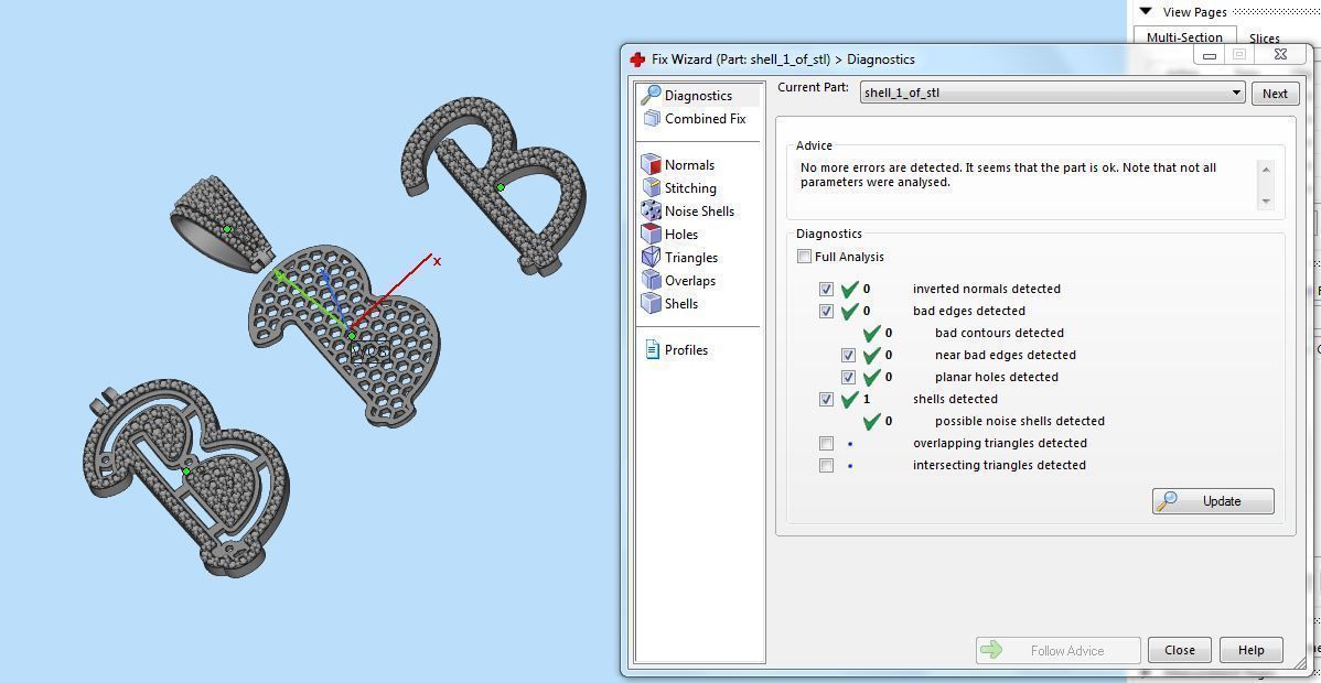 CURVED LETTER B 3D print model_10