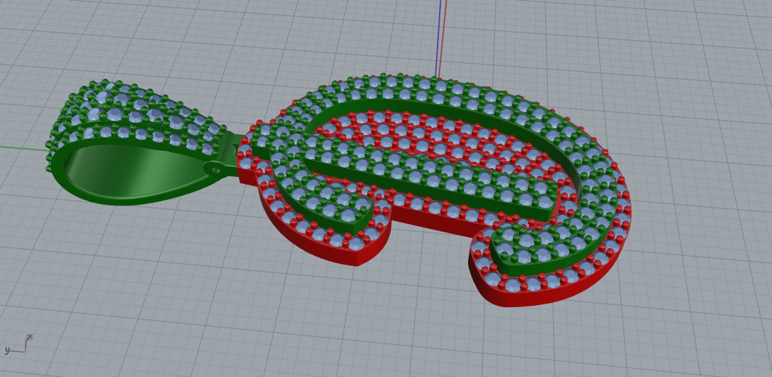 CURVED LETTER D 3D print model_3