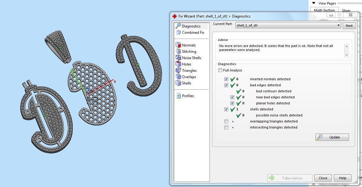 CURVED LETTER D 3D print model_10