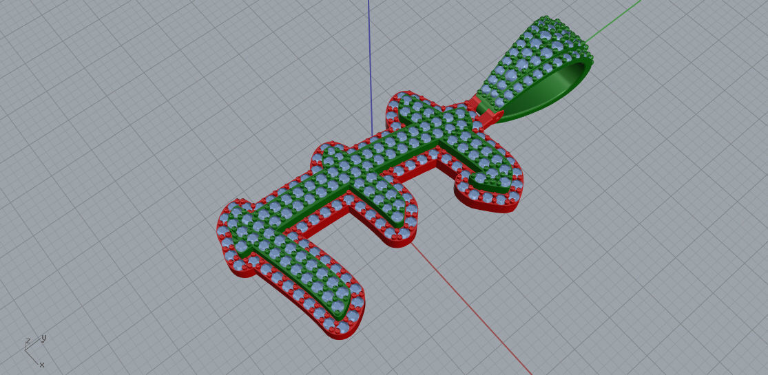 CURVED LETTER E 3D print model_6