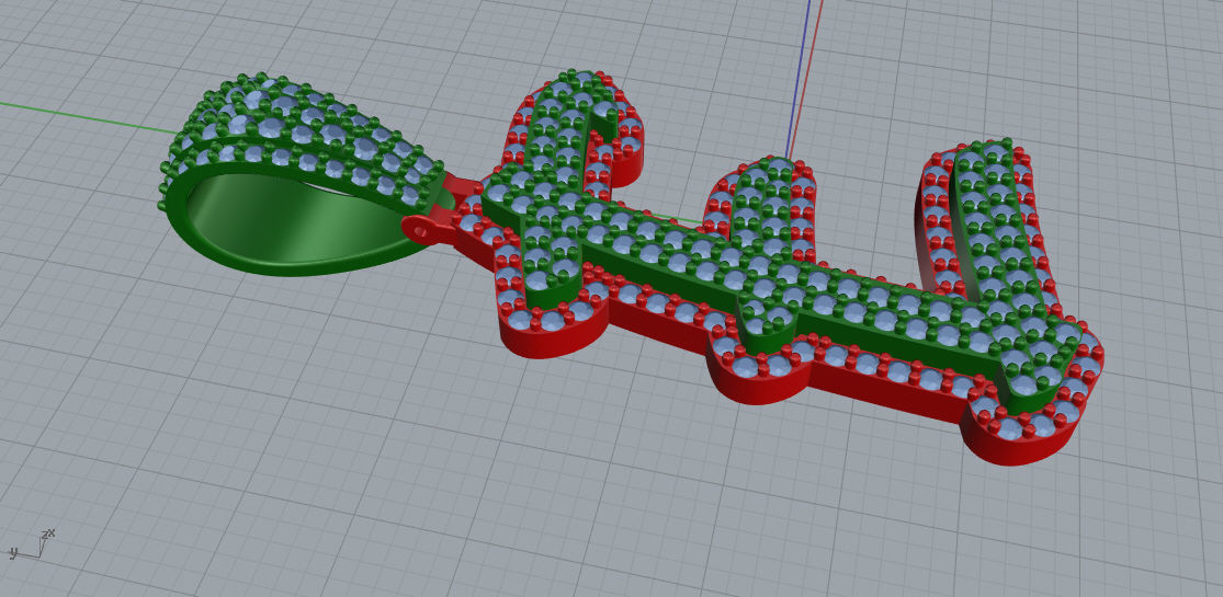 CURVED LETTER E 3D print model_3