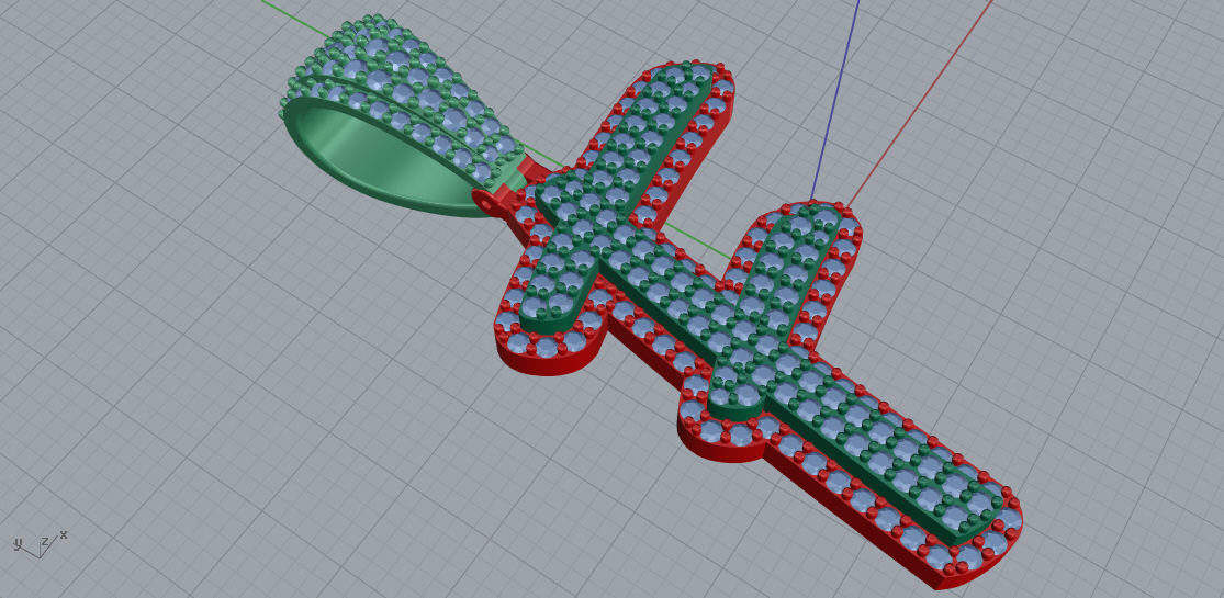 CURVED LETTER F 3D print model_1