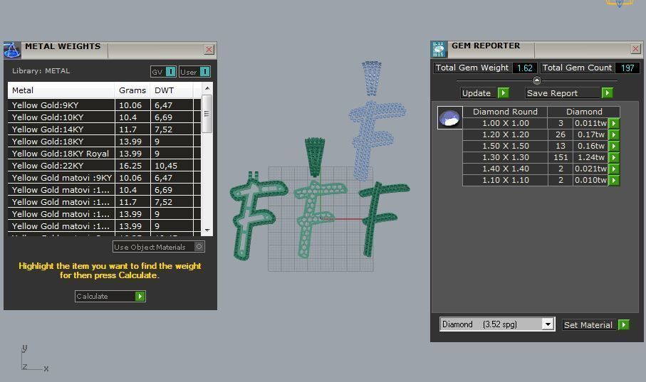 CURVED LETTER F 3D print model_2