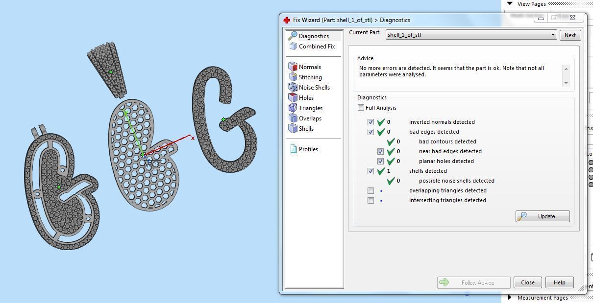 CURVED LETTER G 3D print model_10