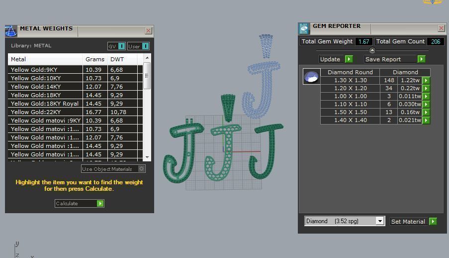 CURVED LETTER J 3D print model_2
