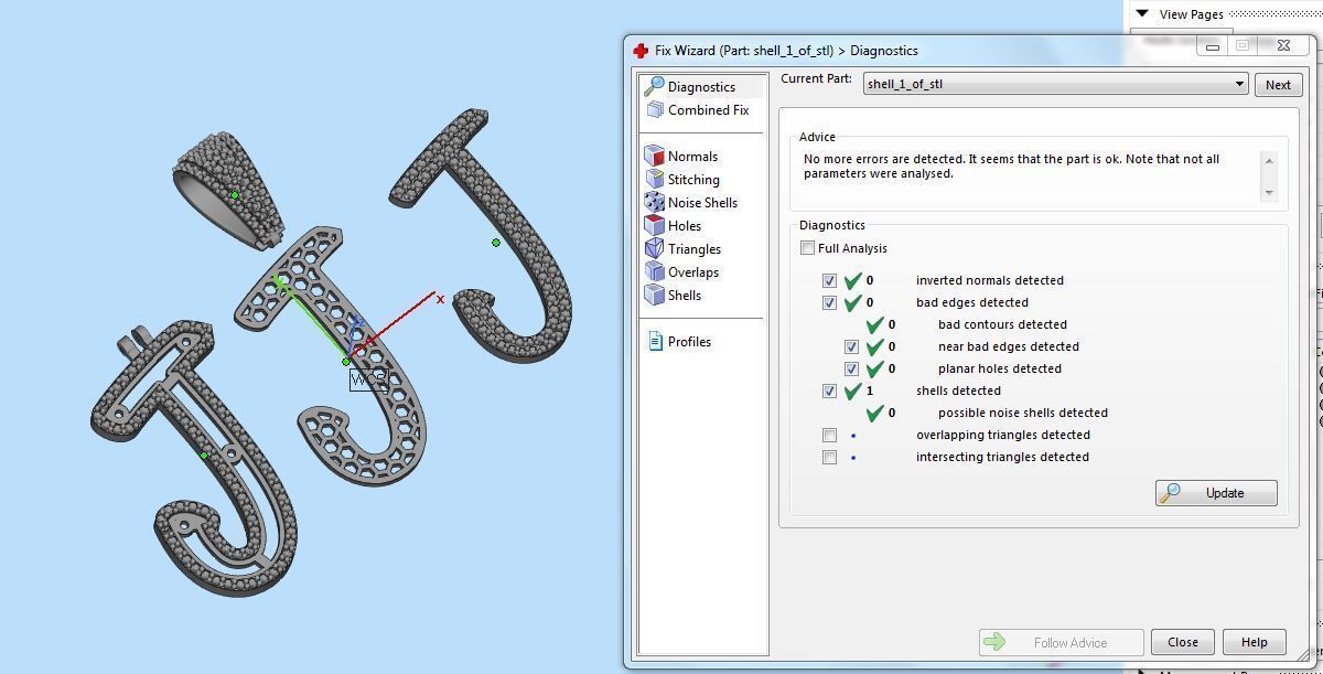 CURVED LETTER J 3D print model_10