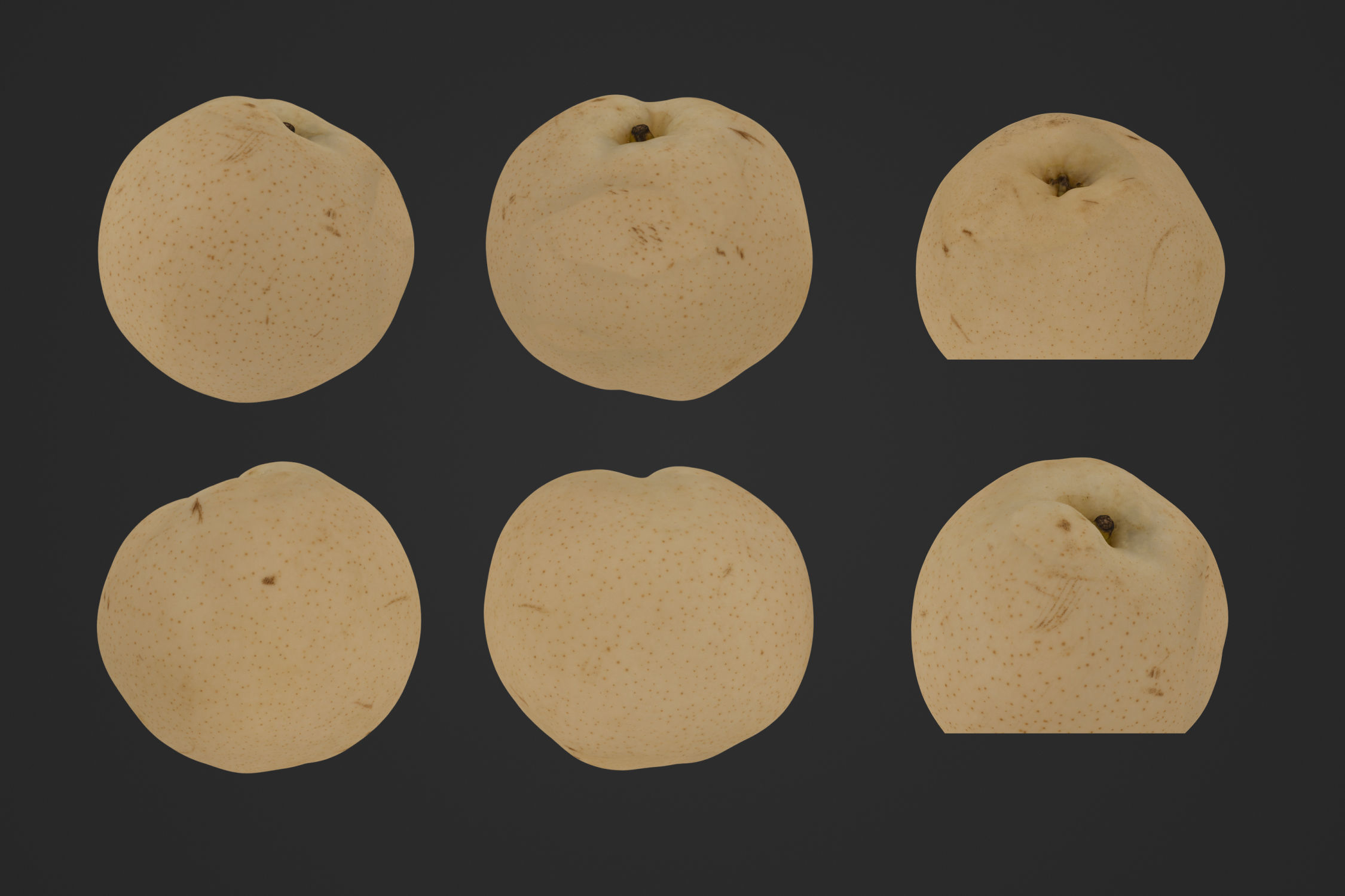 Chinese Pear 1 - 3D Scan 3D model_1