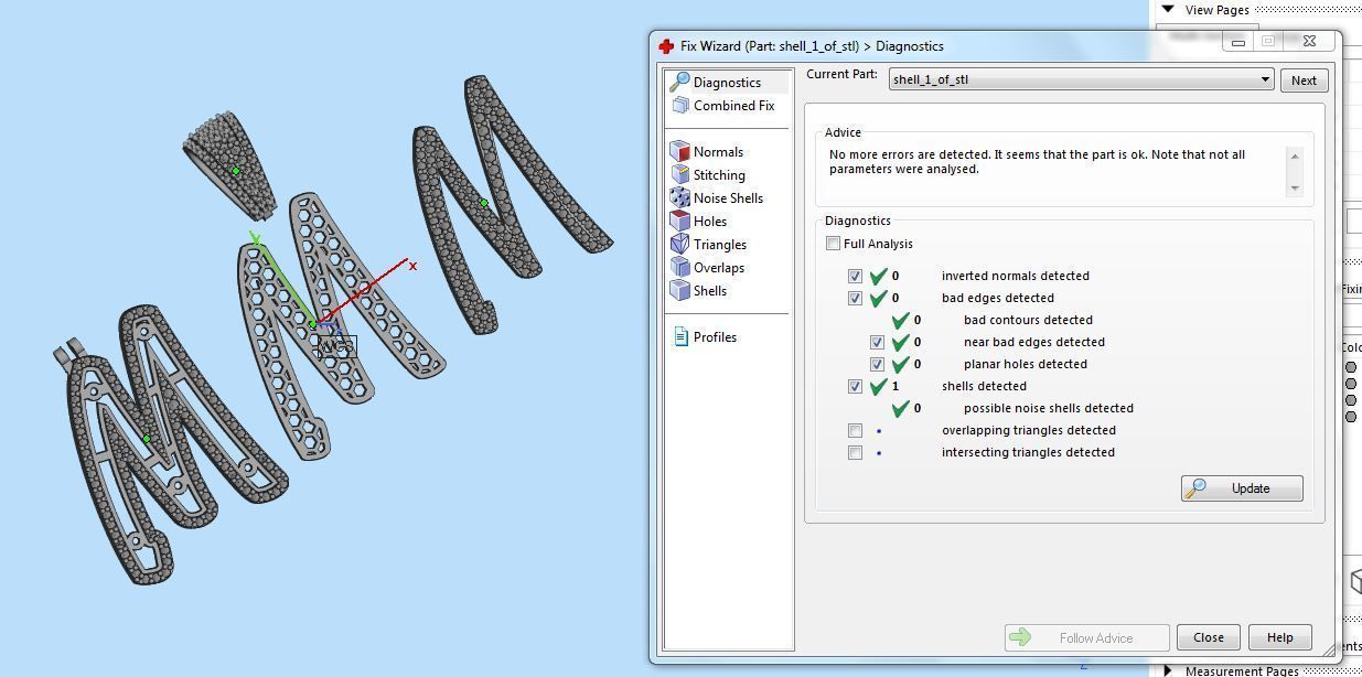 CURVED LETTER M 3D print model_10