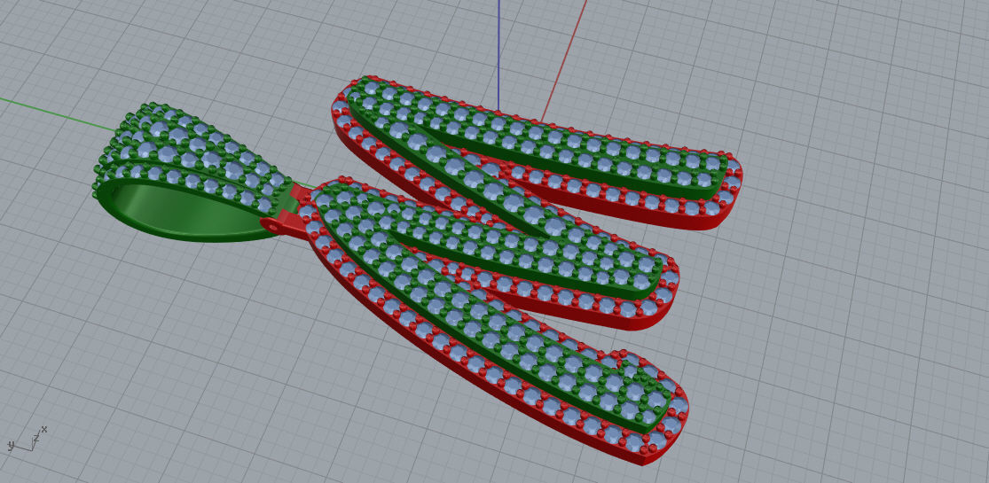 CURVED LETTER M 3D print model_3