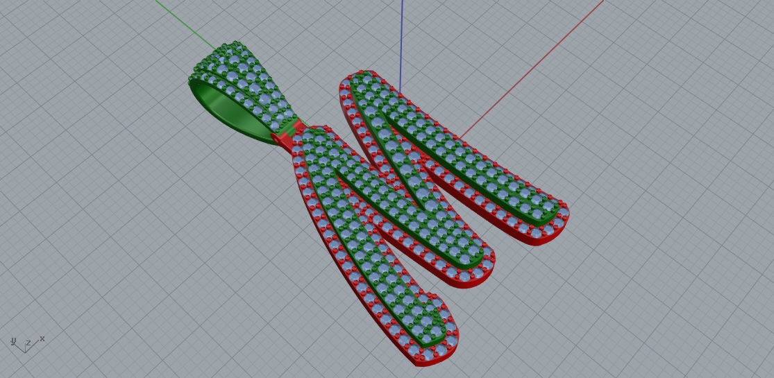 CURVED LETTER M 3D print model_1