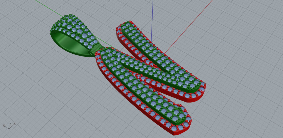 CURVED LETTER N 3D print model_1