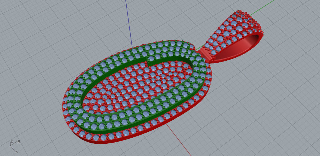 CURVED LETTER O 3D print model_6