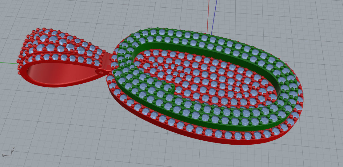 CURVED LETTER O 3D print model_3