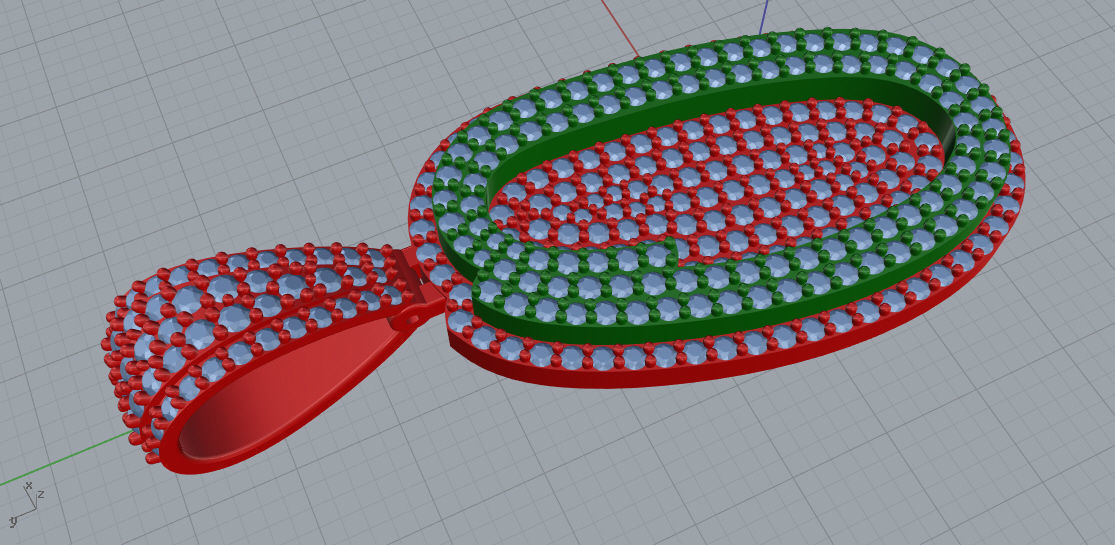 CURVED LETTER O 3D print model_4