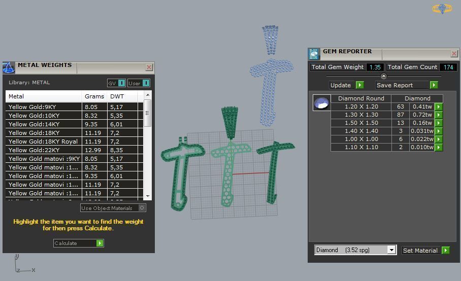 CURVED LETTER T 3D print model_2