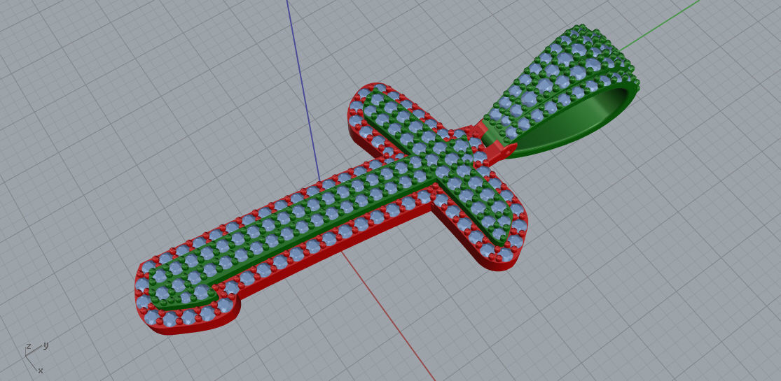 CURVED LETTER T 3D print model_6