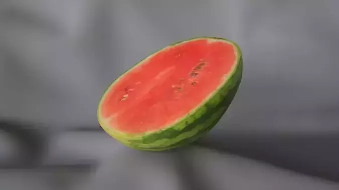 Half Watermelon 1 - 3D Scan