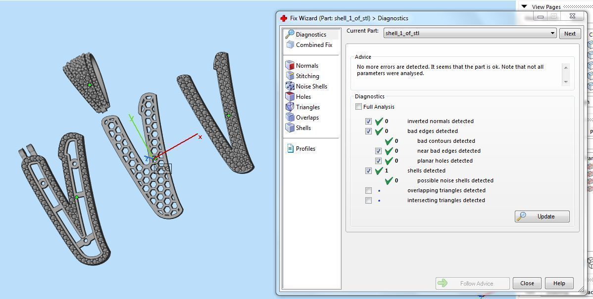 CURVED LETTER V 3D print model_10